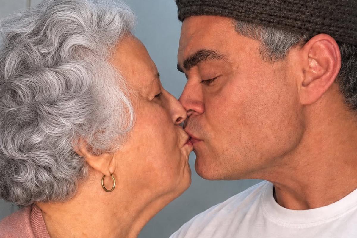 carmo dalla vecchia com a mãe