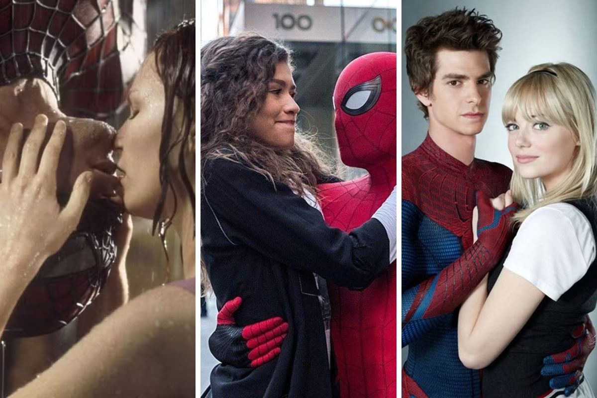 Casais do filmes do Homem-Aranha