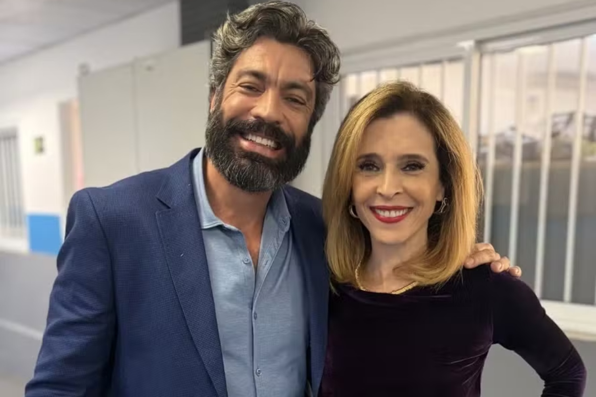 Edson (Vandré Silveira) e Carmita (Deborah Evelyn)