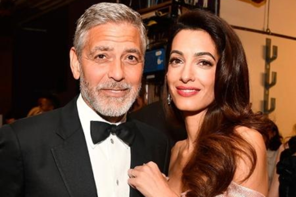George Clooney e a esposa Amal