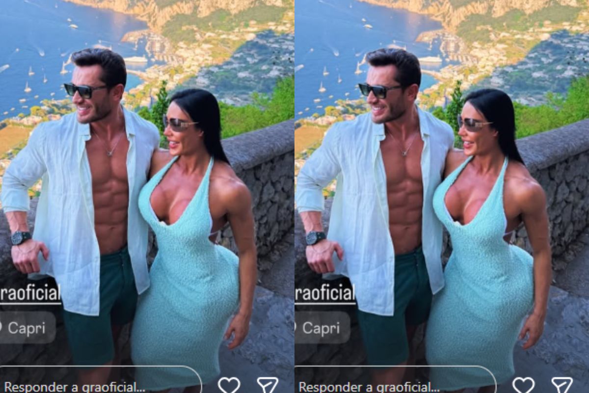 Gracyanne Barbosa e Gabriel David
