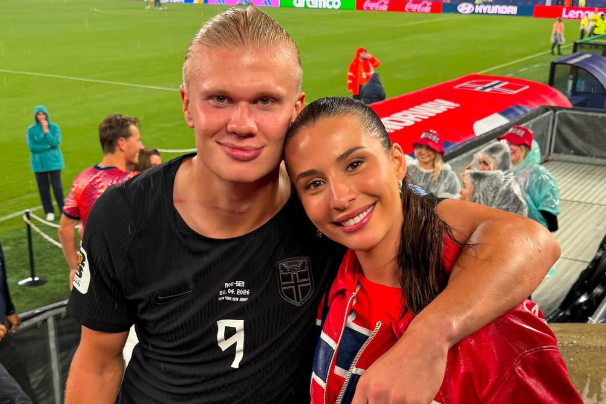 isabel haugseng johansen e Erling Haaland
