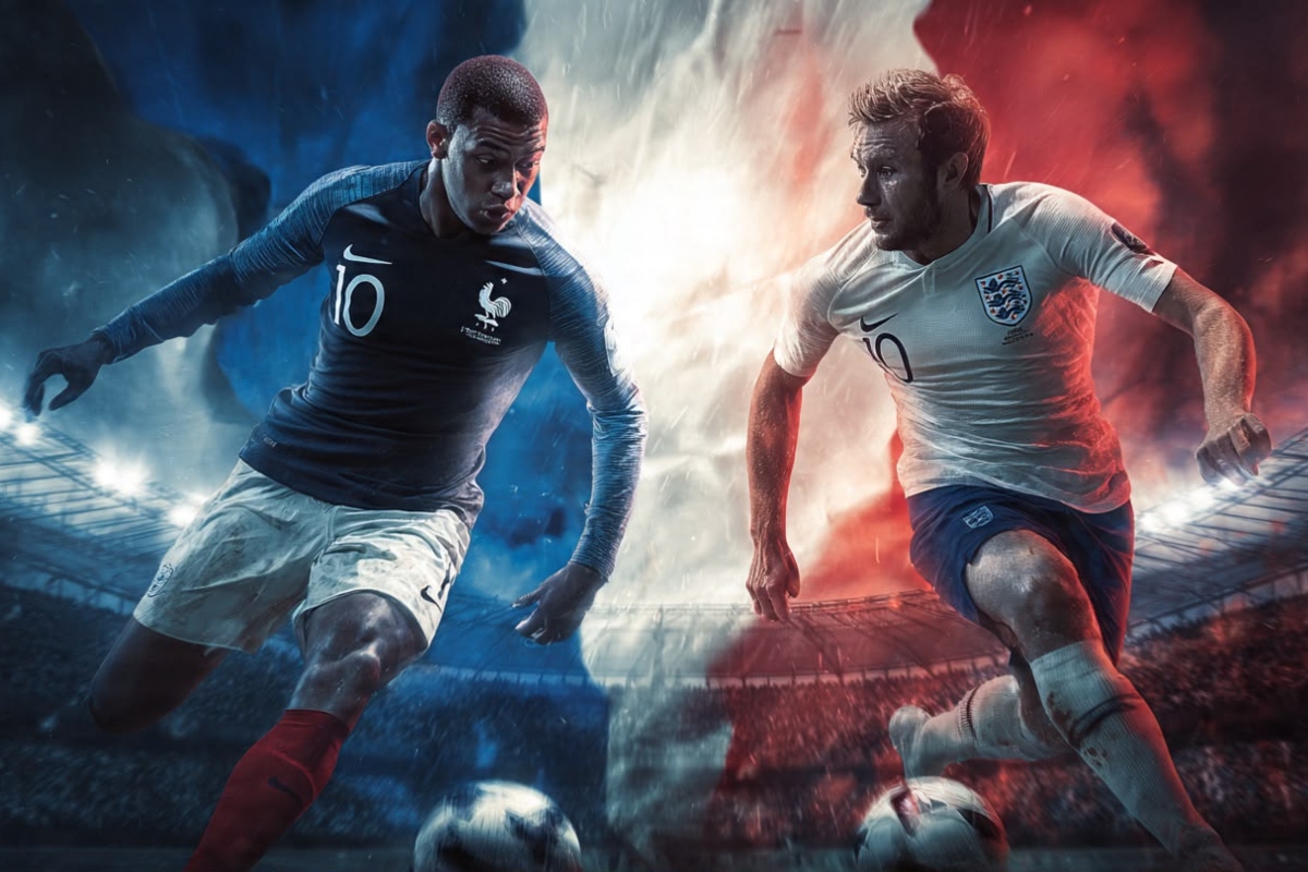Jogo França e Inglaterra