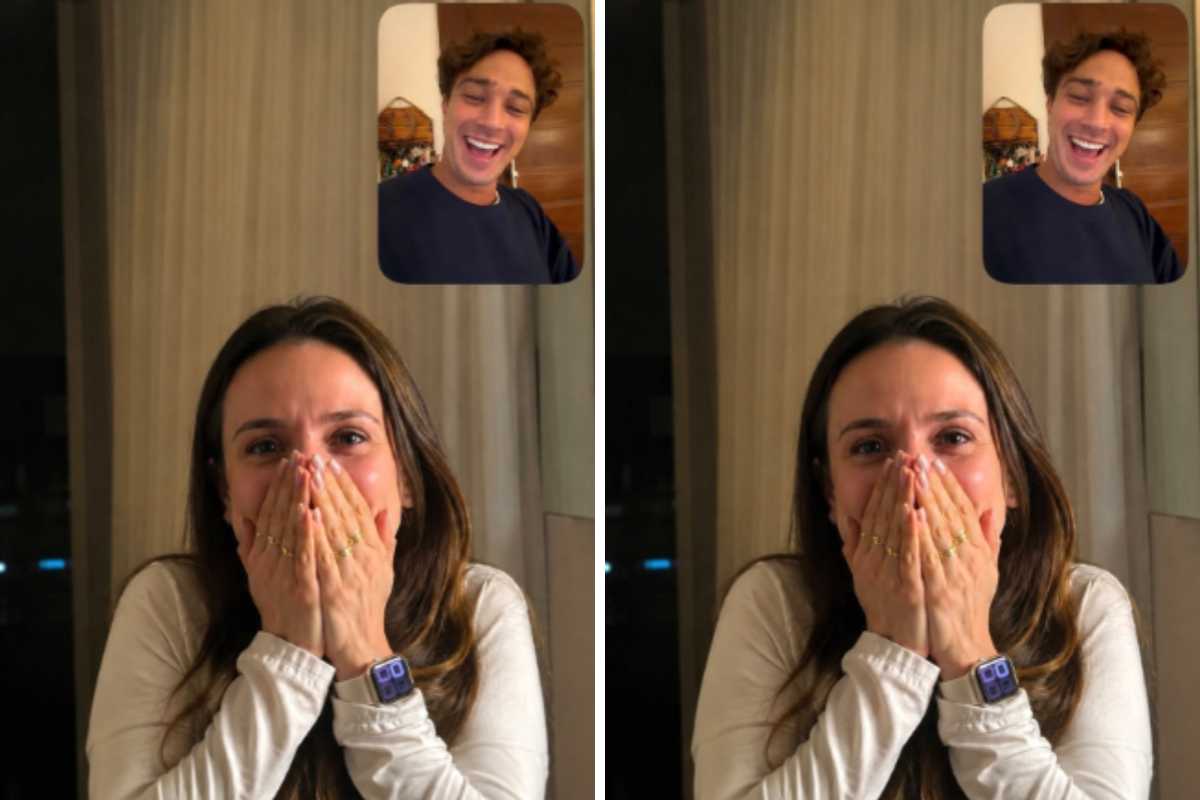 larissa manoela chocada com andré luiz frambach sem barba
