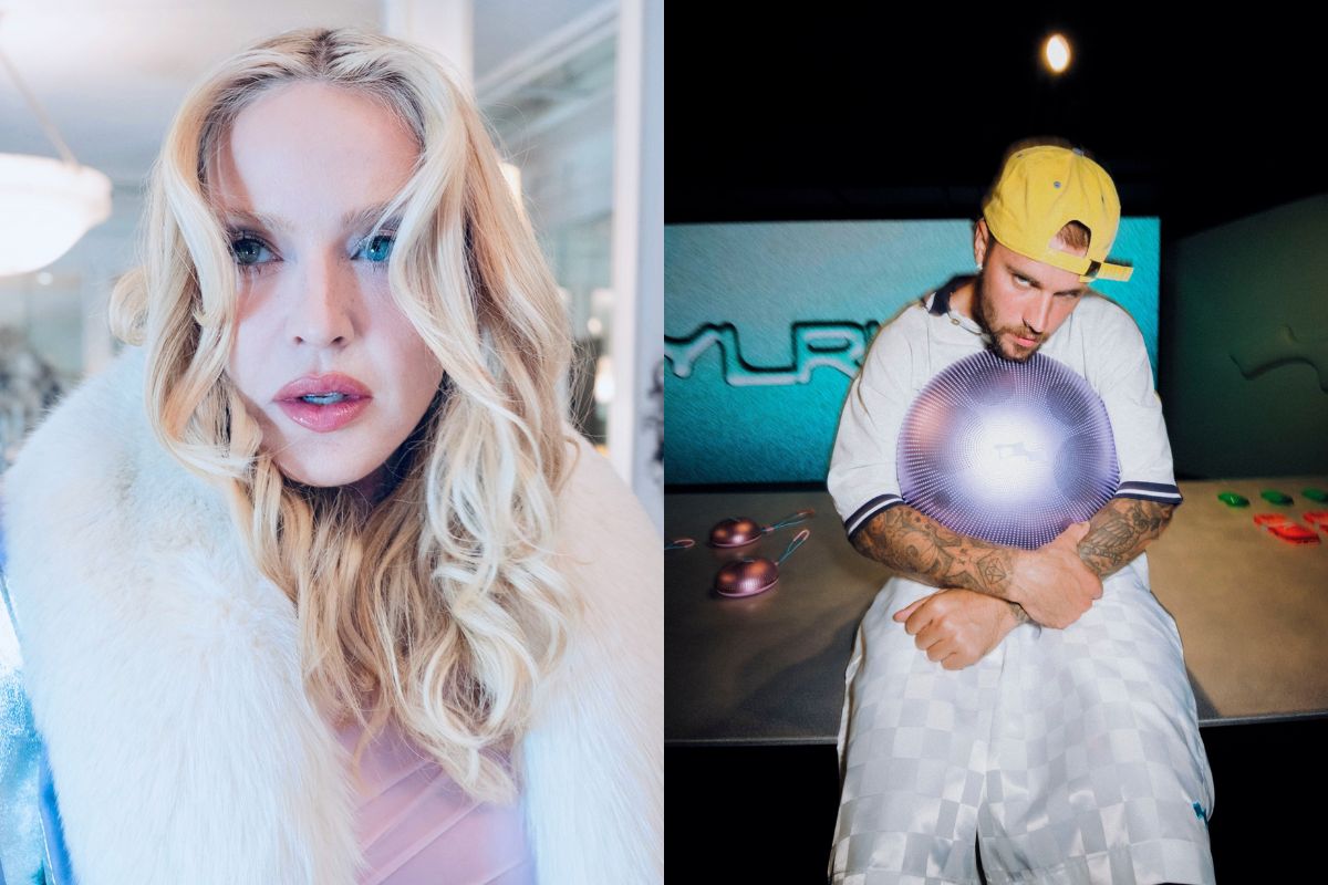 Montagem Madonna e Justin Bieber