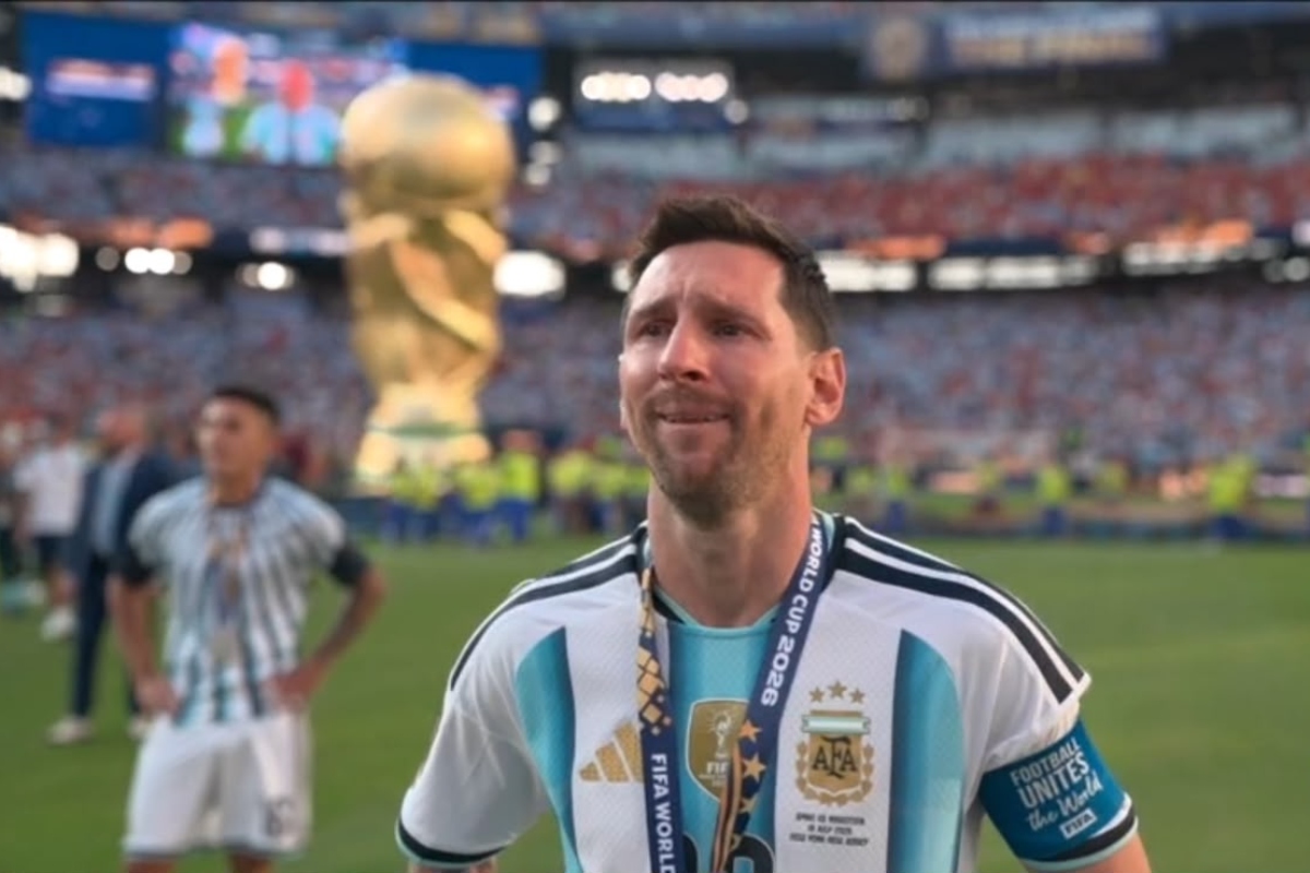 Messi chora diante da derrota na Copa do Mundo
