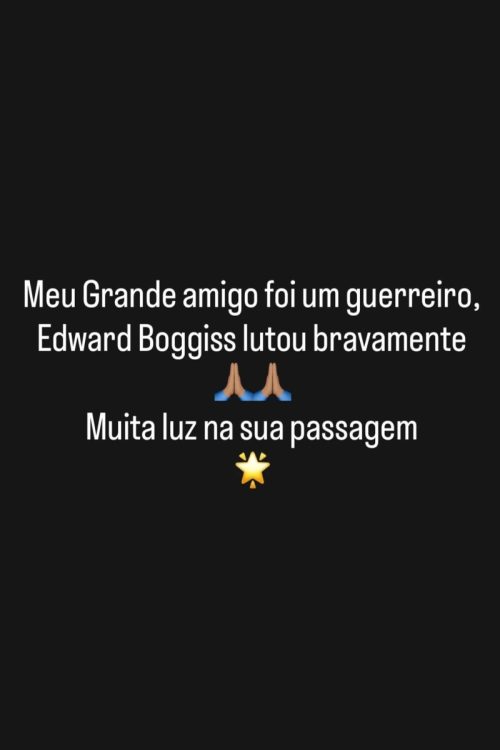 Morre Edward Boggiss