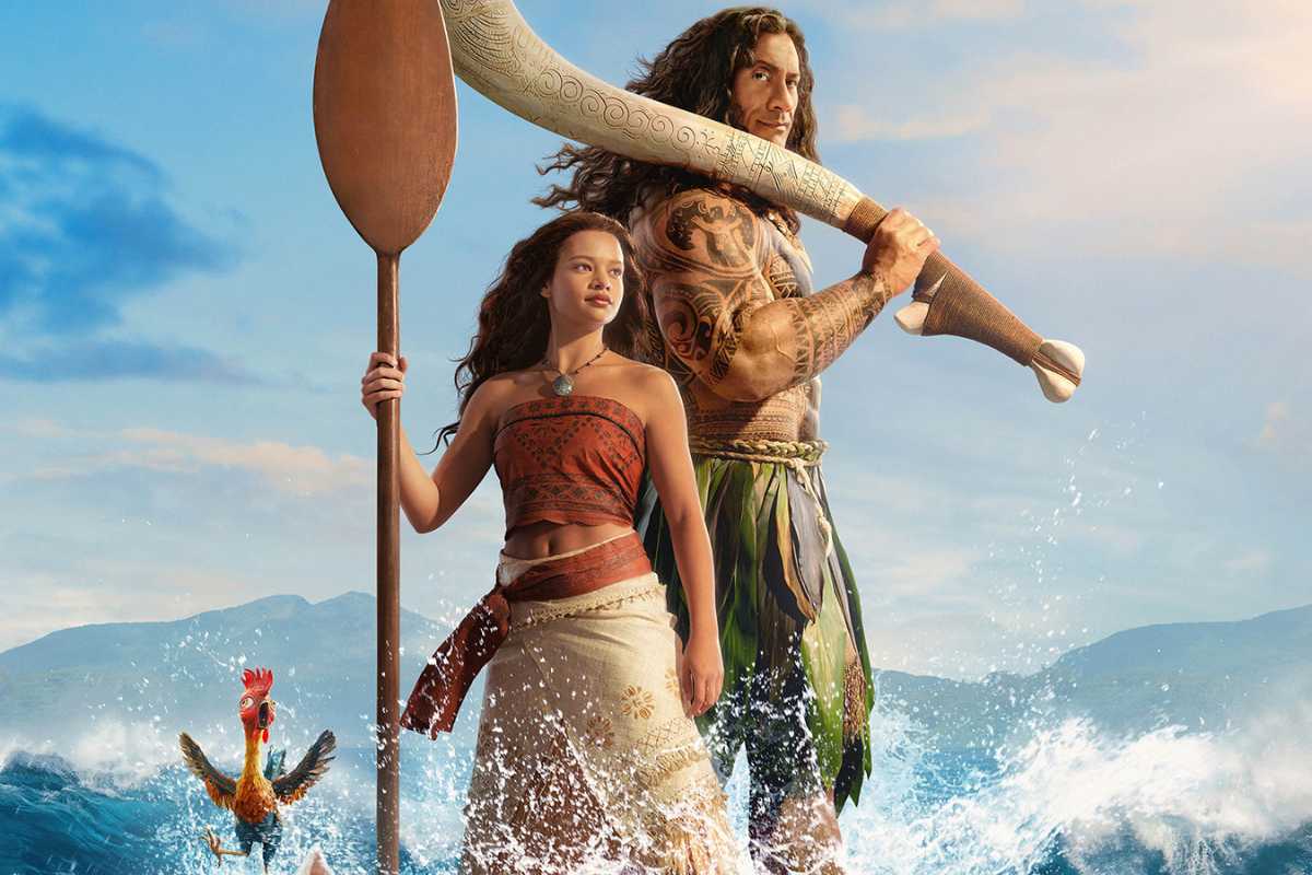 pôster do filme live-action de moana