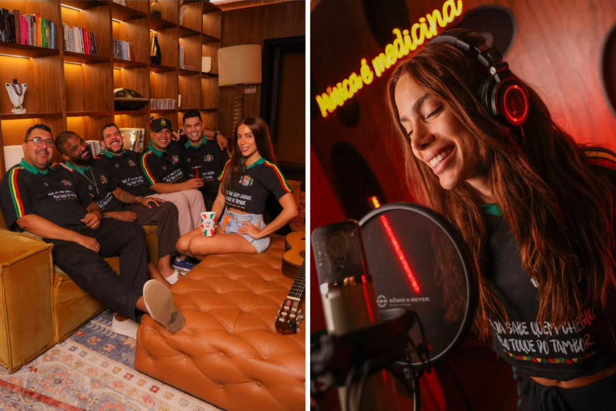 Anitta compõe samba para a Grande Rio