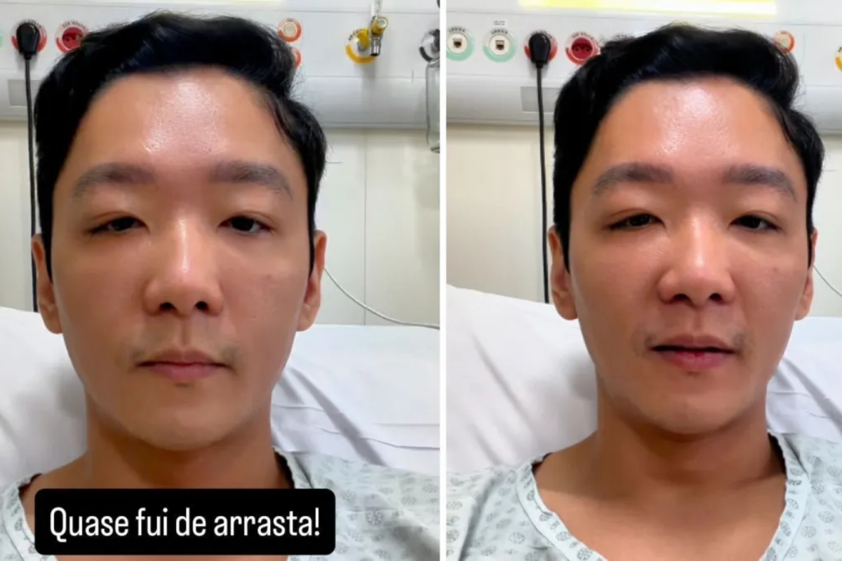 Cesar Yukio foi parar no hospital