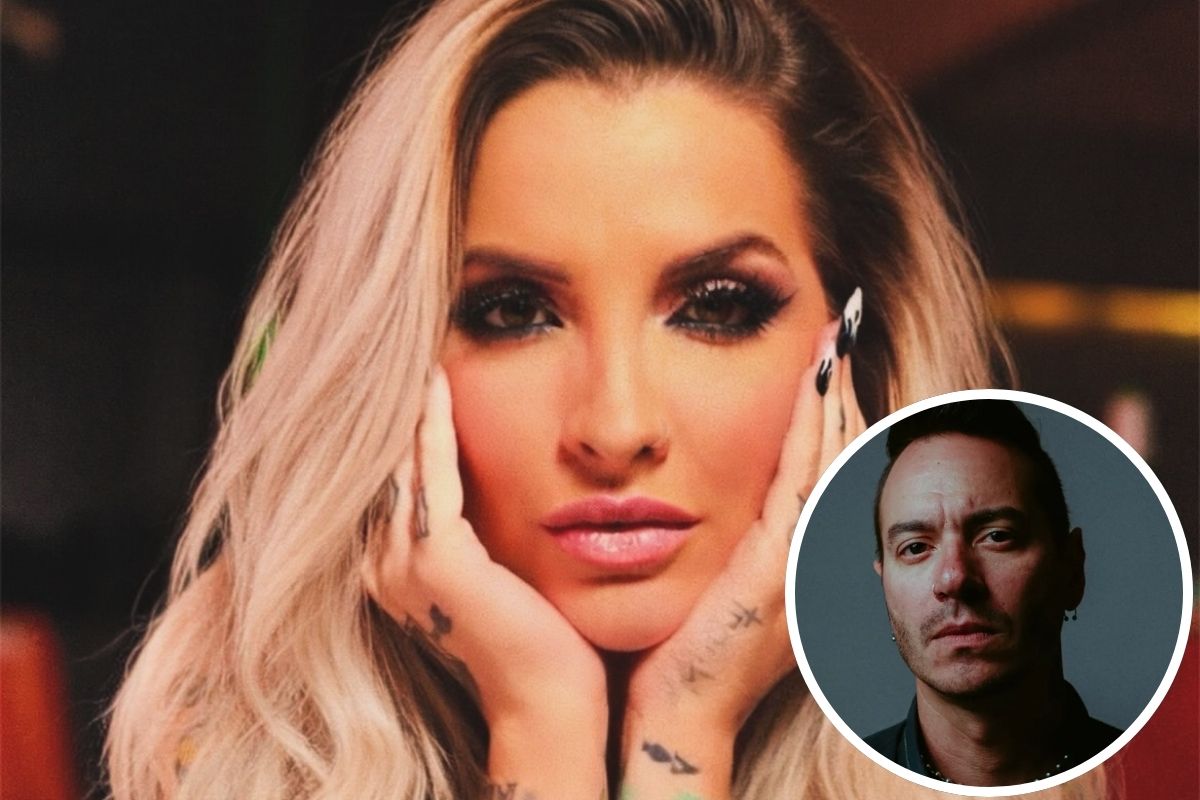 Clara Aguilar e ex-marido Giu Daga