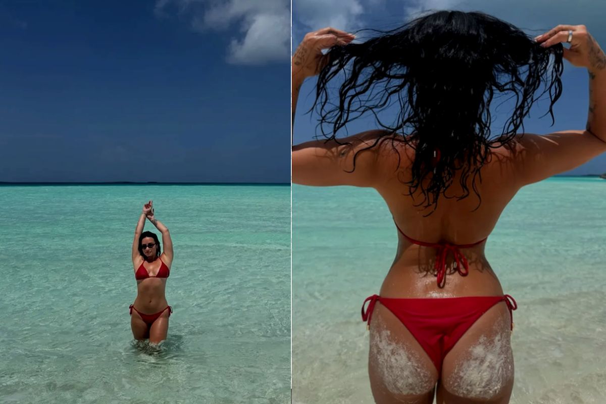 Demi Lovato nas Bahamas