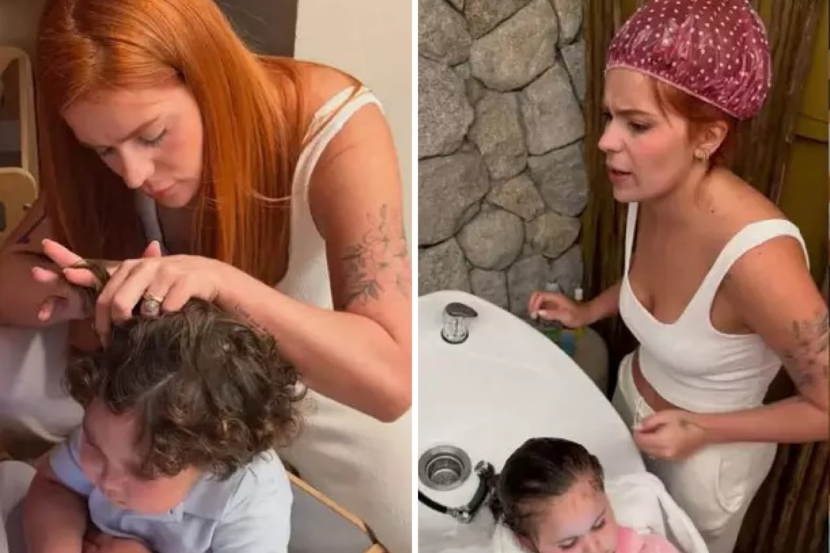 Filha de Viih Tube pega piolho