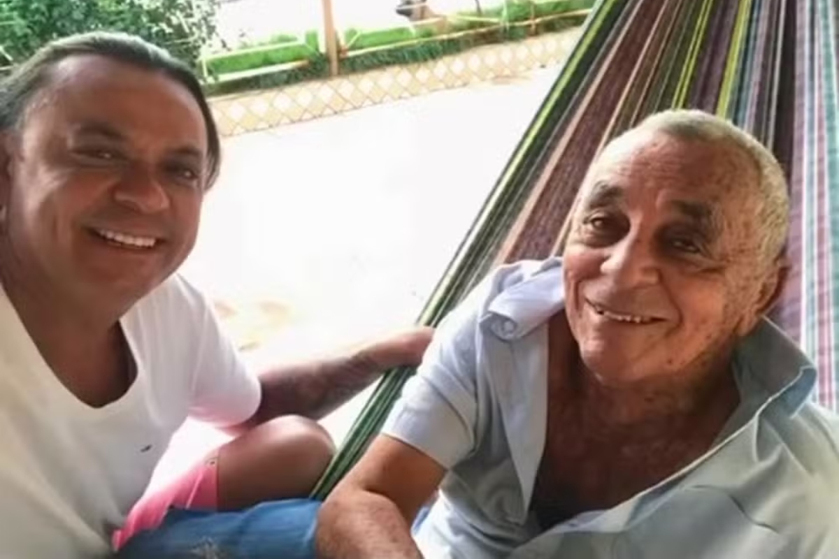 Frank Aguiar e o pai