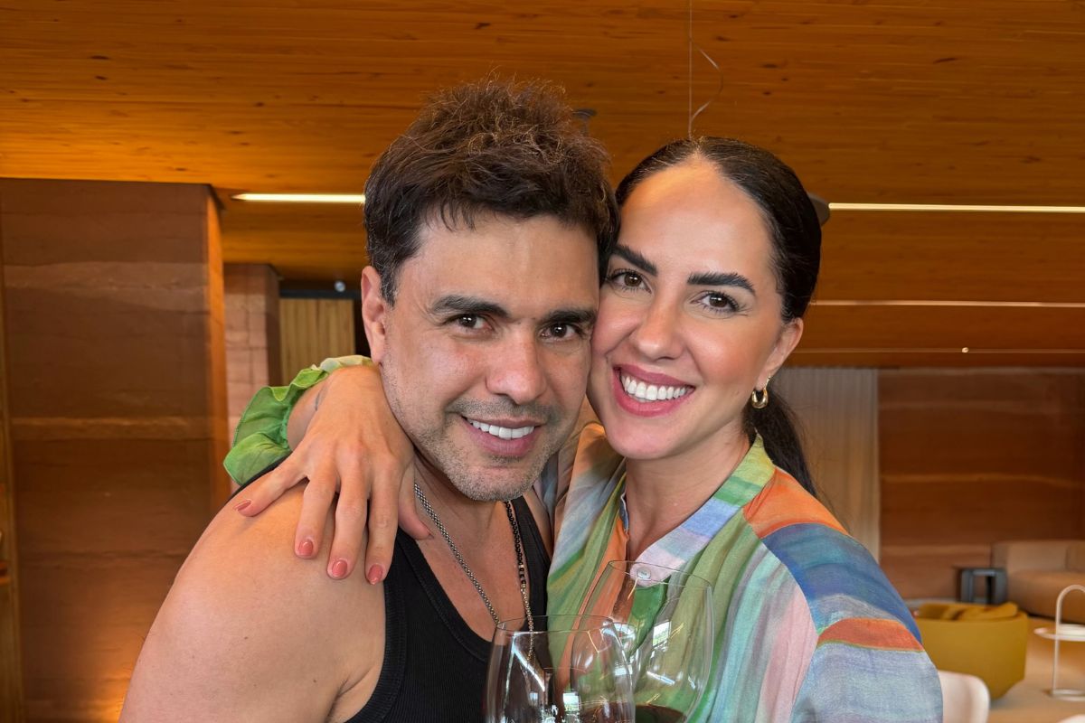 Graciele Lacerda e Zezé Di Camargo