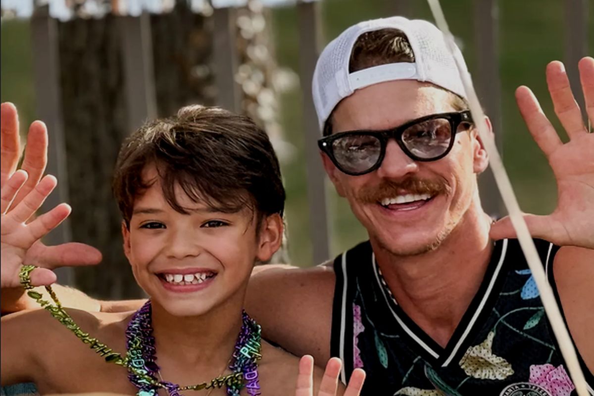 Josey Dorsey e o pai Ryan Dorsey