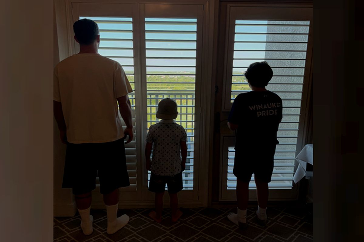 Justin Timberlake e os filhos