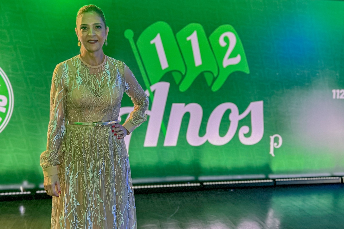 Leila Pereira, presidente do Palmeiras