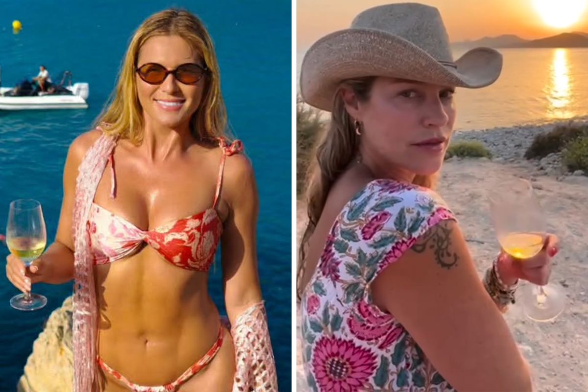 Lívia Andrade e Luana Piovani em Ibiza