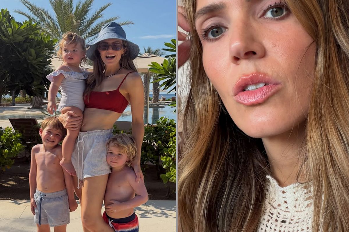Mandy Moore e os filhos