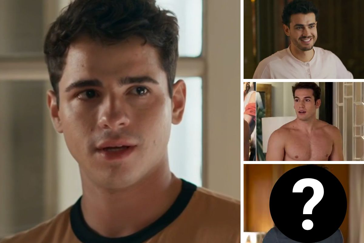 Mau Mau (João Victor Gonçalves), Fernando (Pedro Alves), Felipe (Pietro Antonelli) e Rafael (João Vitor Silva) em "Quem Ama Cuida"