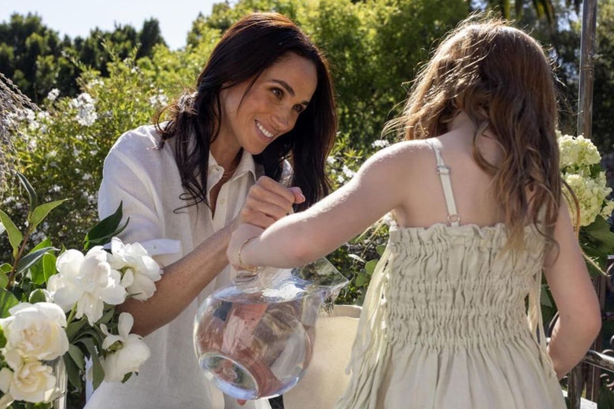 Meghan Markle e a filha Lilibet