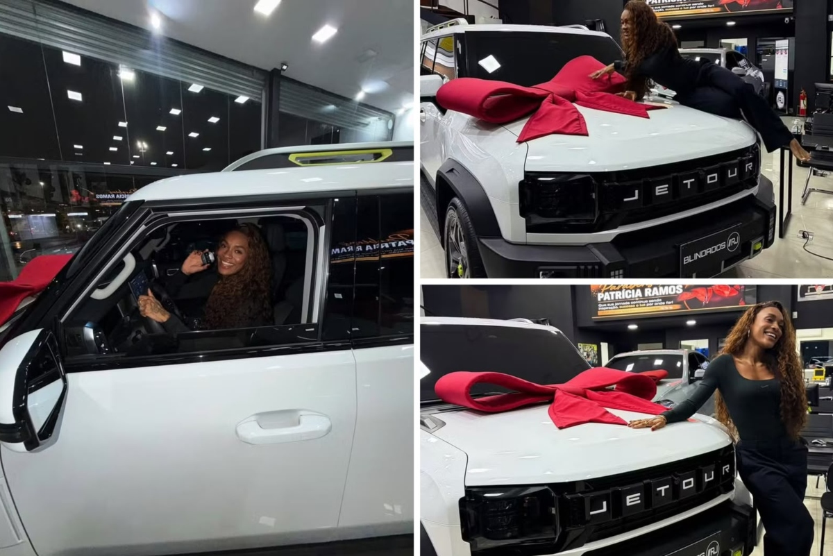 Patrícia Ramos compra carro blindado