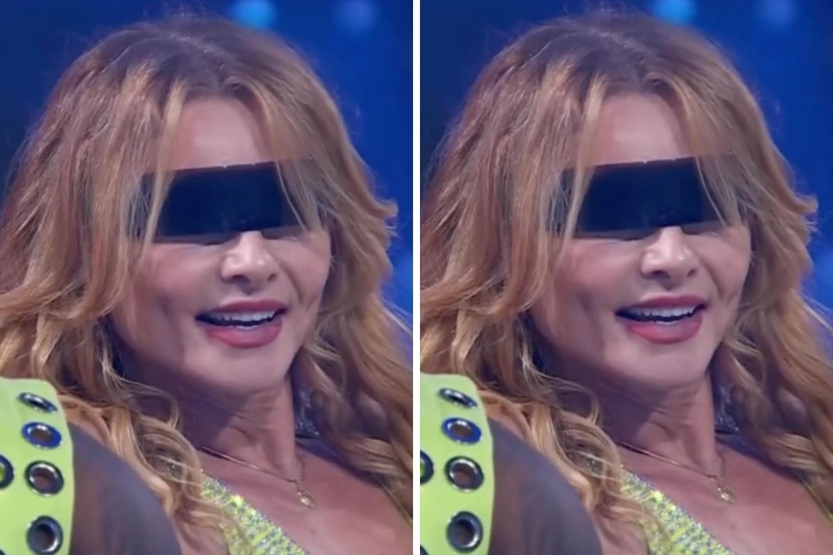 Rita Guedes de óculos escuros no 'Dança dos Famosos'