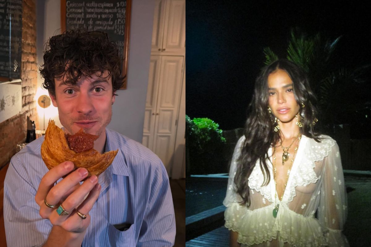 Montagem Shawn Mendes e Bruna Marquezine