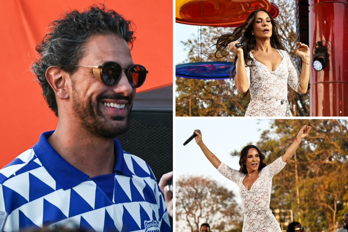 Tiago Maia assiste show de Ivete em SP