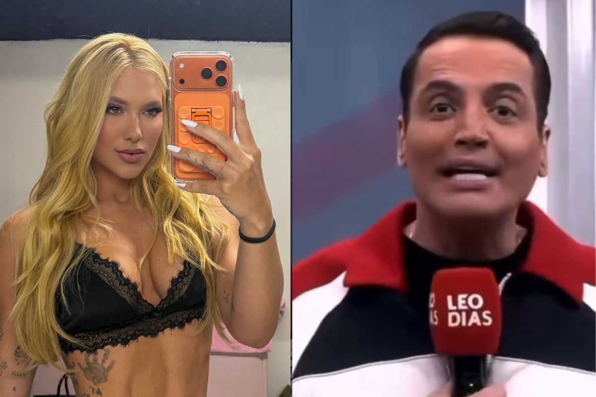 Montagem Virginia Fonseca e Léo Dias