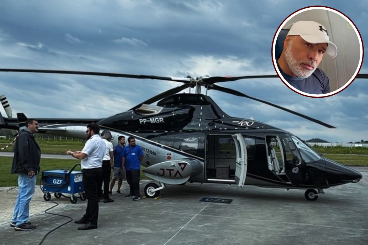 Helicóptero associado a Rick realiza pouso forçado no Rio Grande do Sul