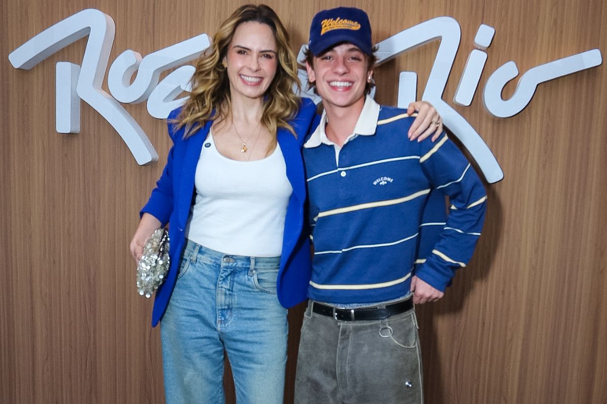 Ana Paula Renault e Juliano Floss no Rock in Rio