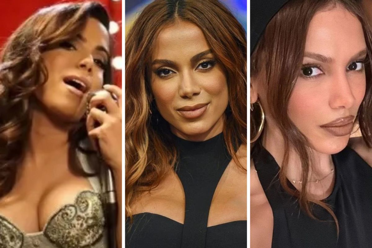 Antes e depois de Anitta fazer cirurgias plásticas