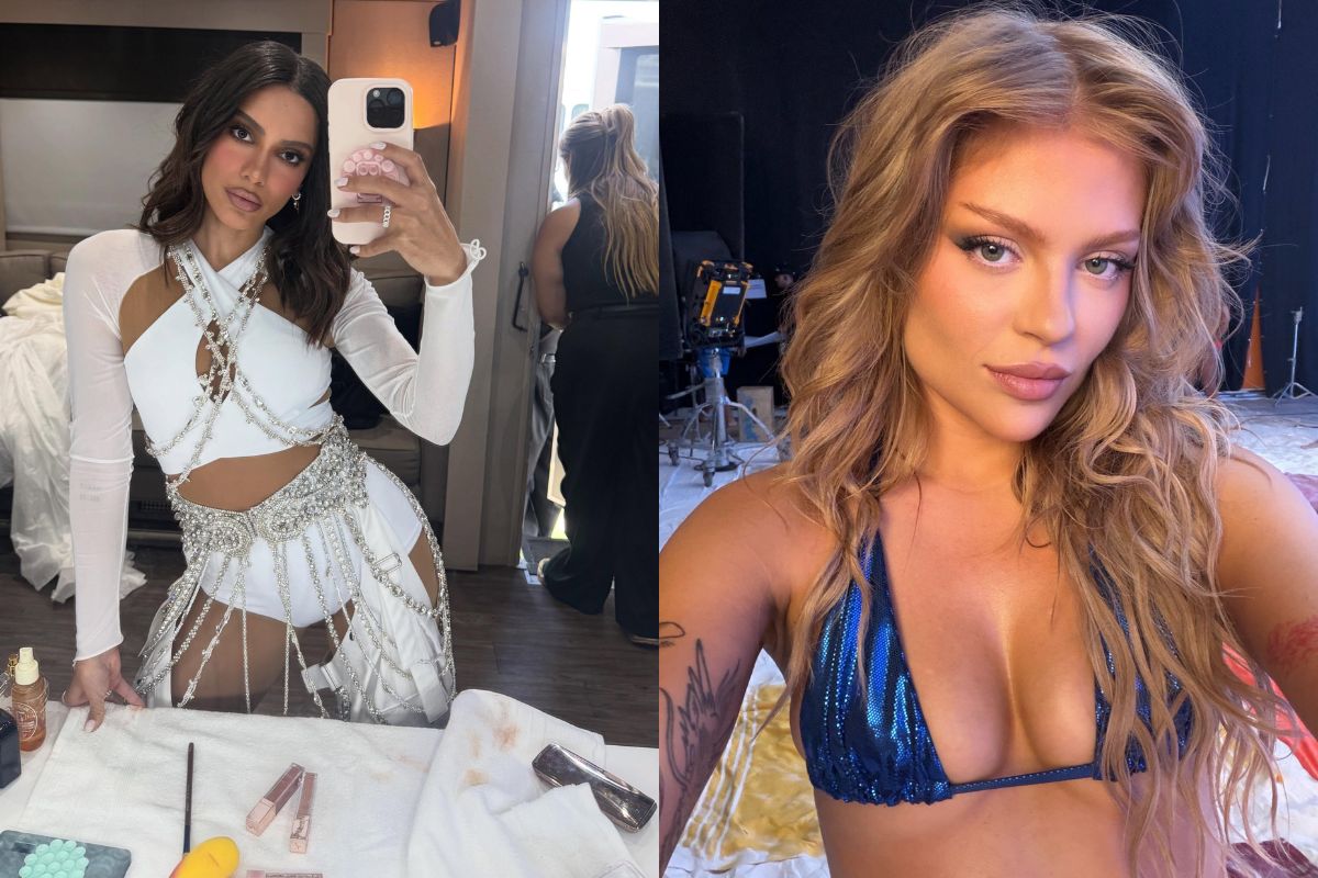 Montagem Anitta e Luísa Sonza