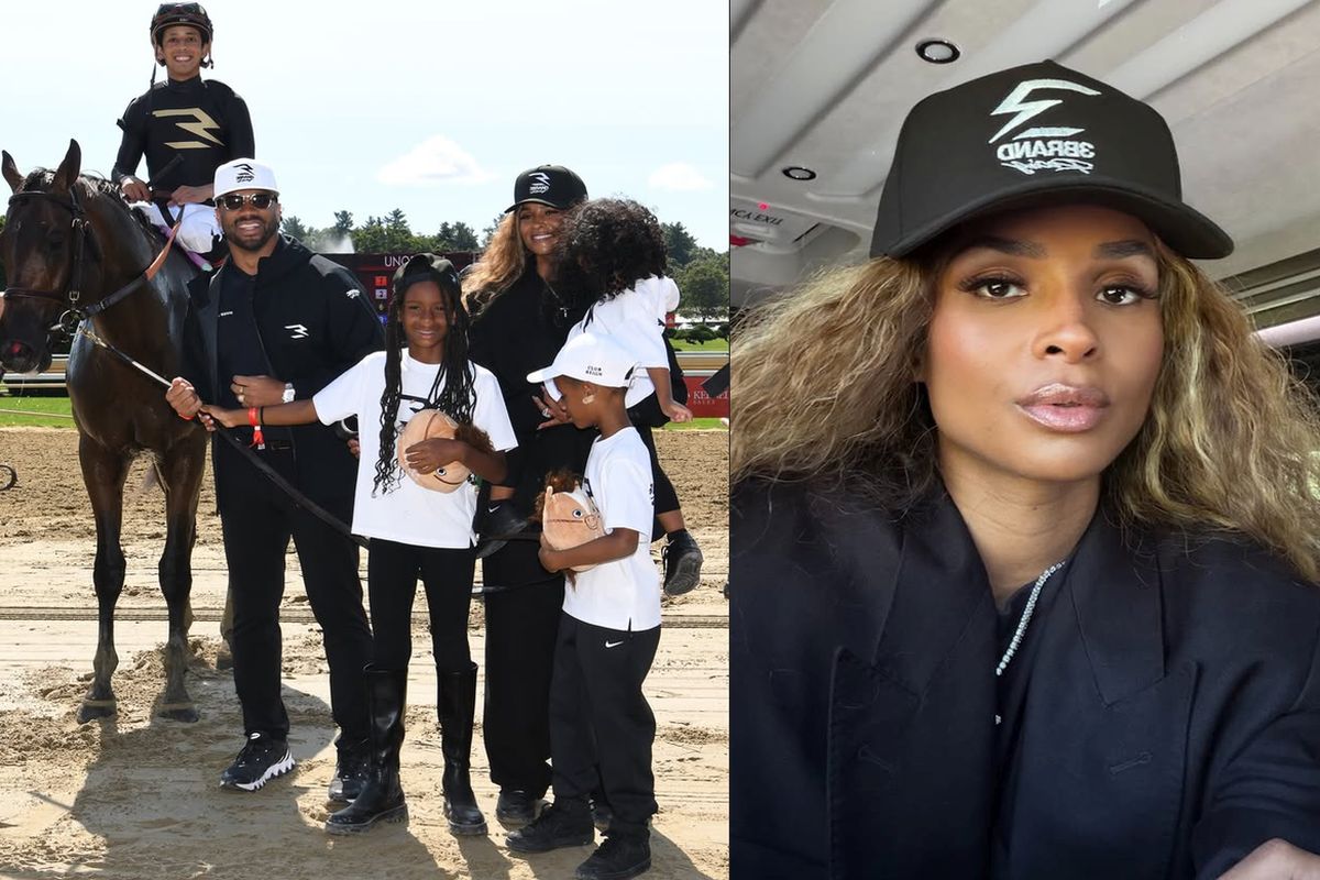 Ciara, Russell e os filhos