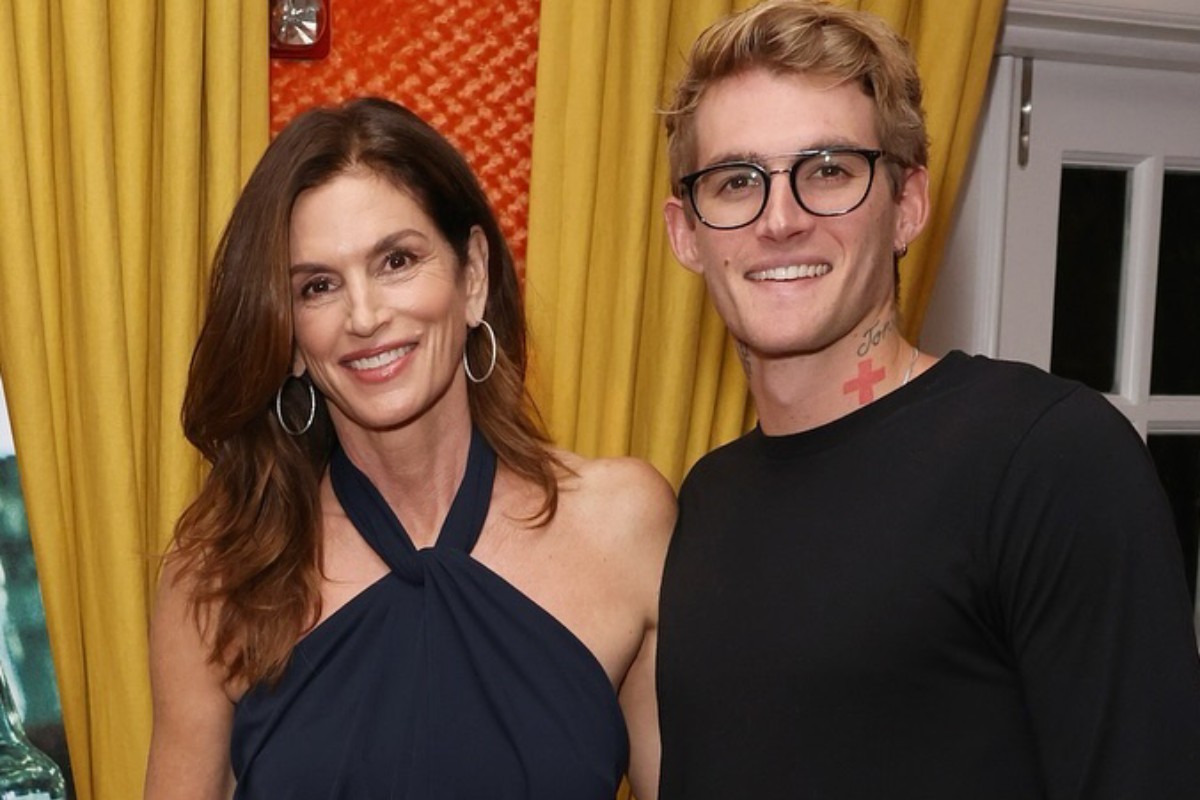 Cindy Crawford e o filho, Presley Gerber