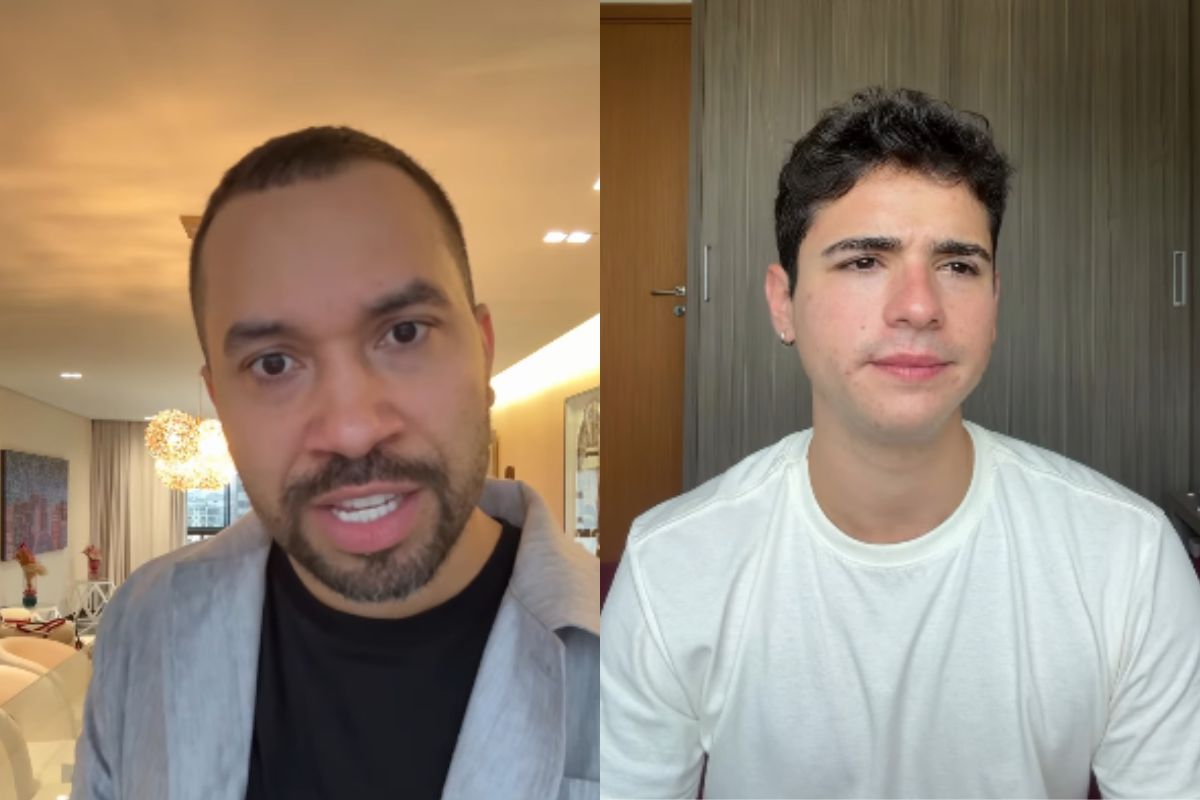 Montagem Gil do Vigor e João Victor Gonçalves
