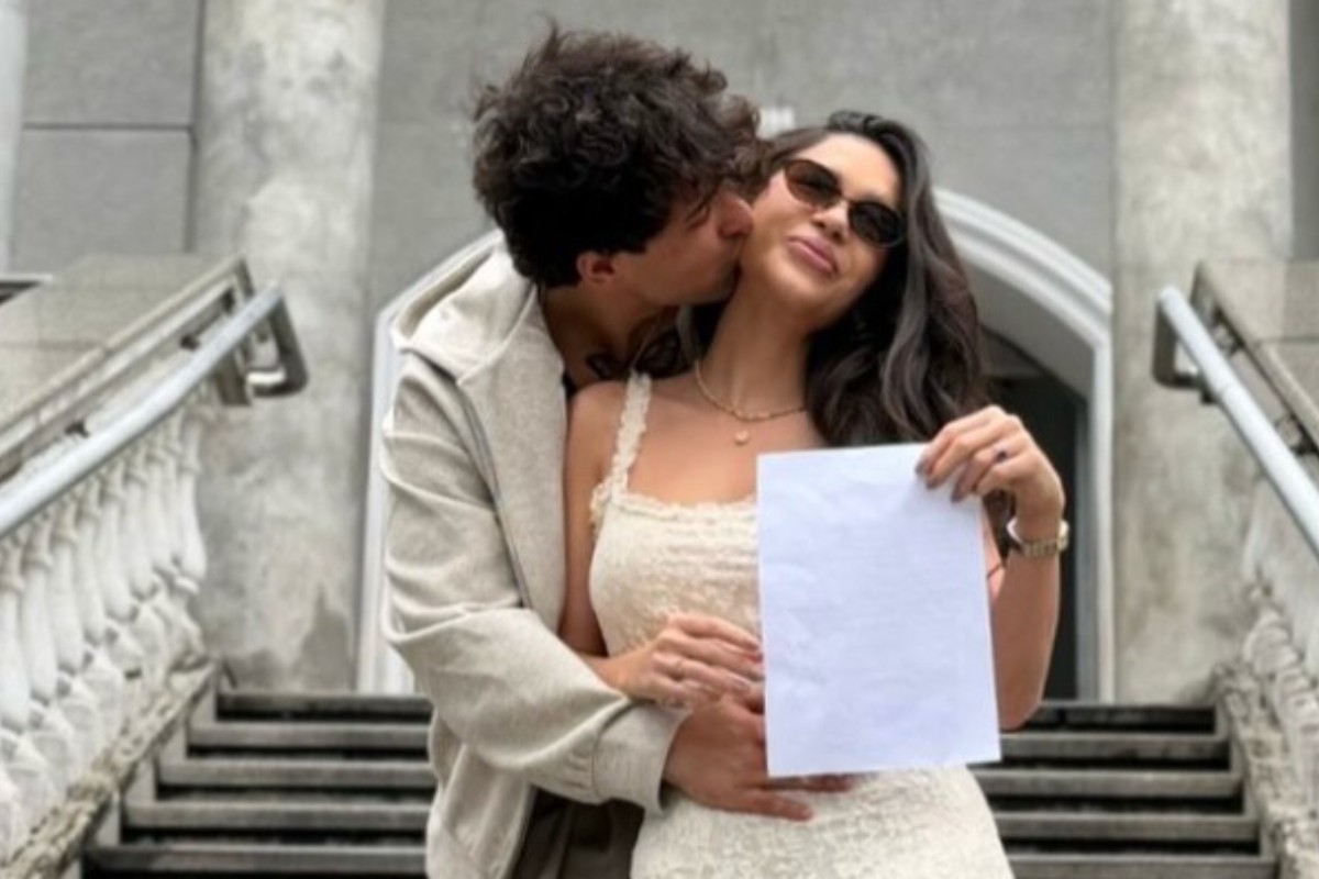 Gizelly Bicalho e Cauê Fantin casados