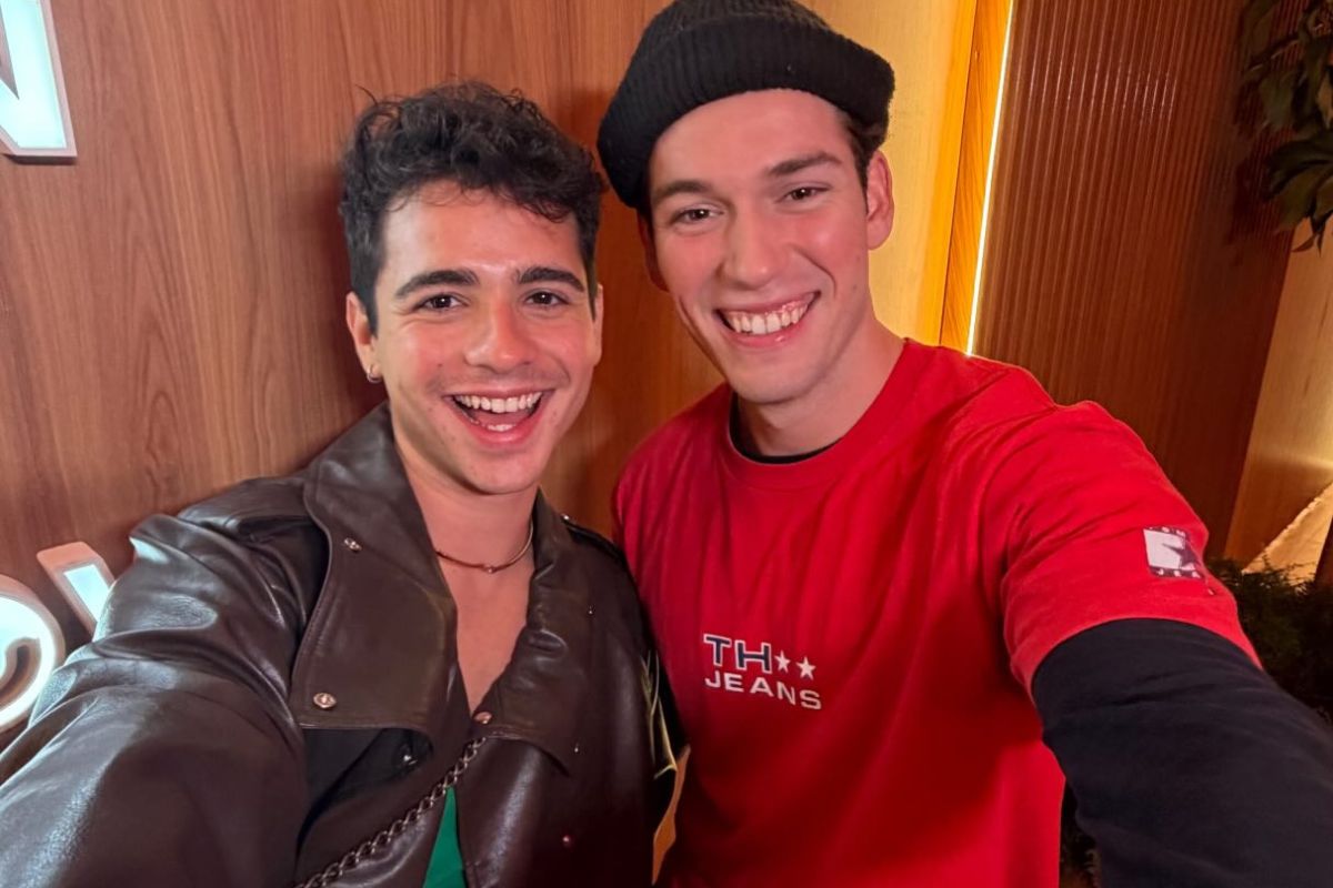 João Victor Gonçalves e Pietro Antonelli no Rock in Rio