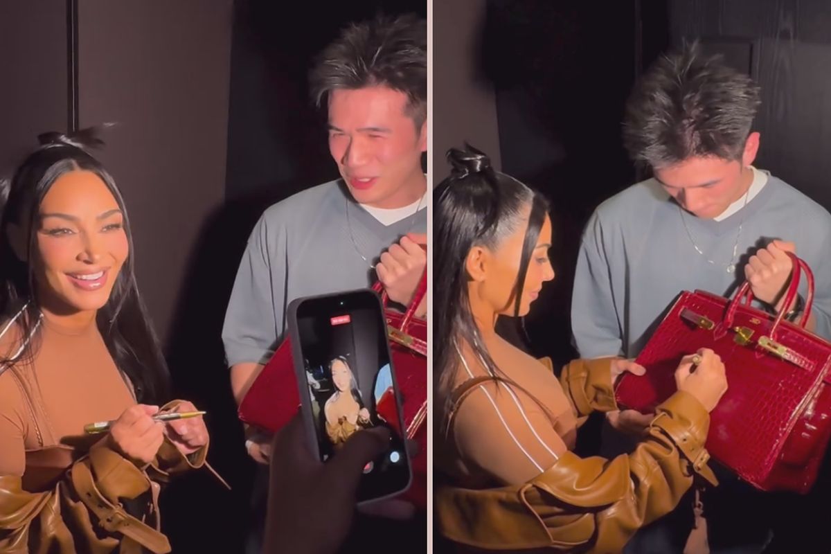 Kim Kardashian assina Birkin na China