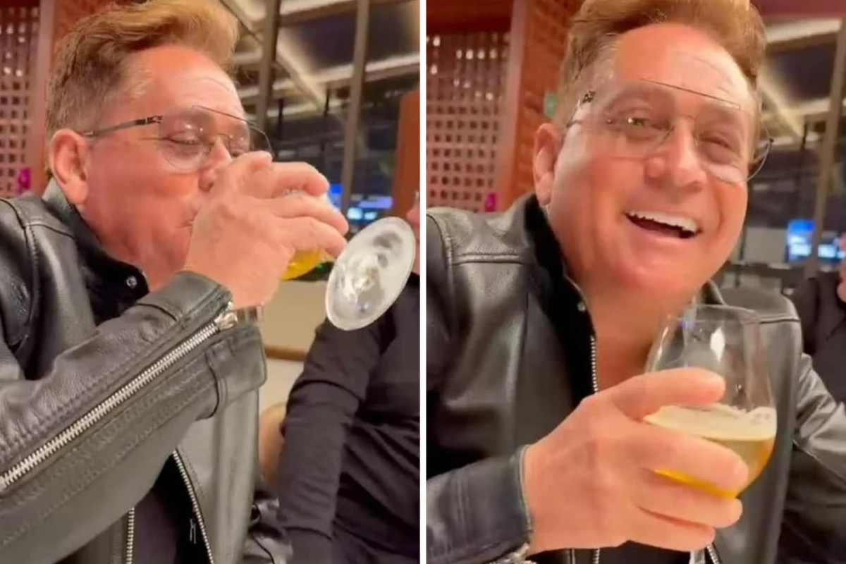 Leonardo volta a beber