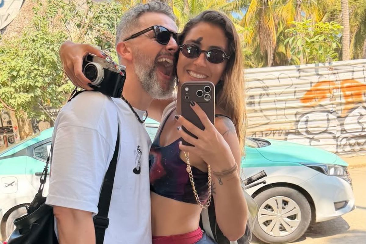 Lucas Lima com a namorada Nina Forlin
