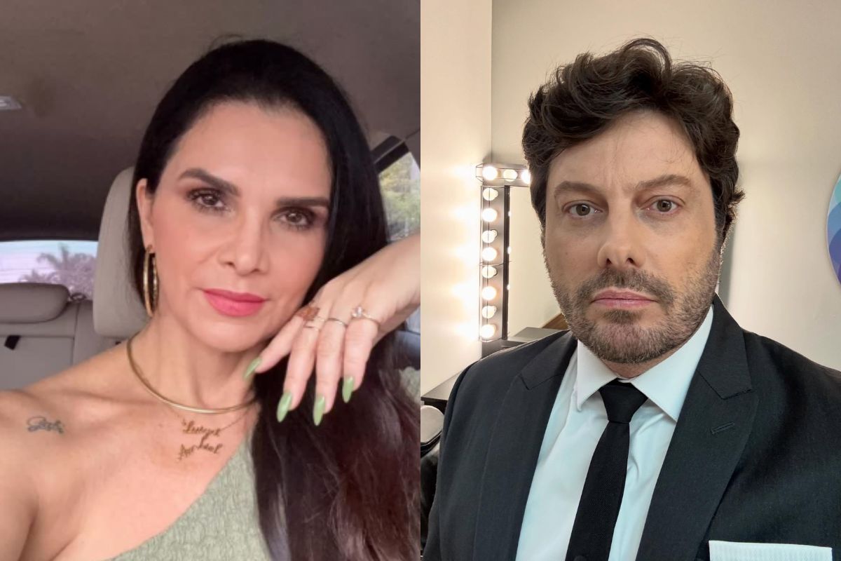 Montagem Luiza Ambiel e Danilo Gentili