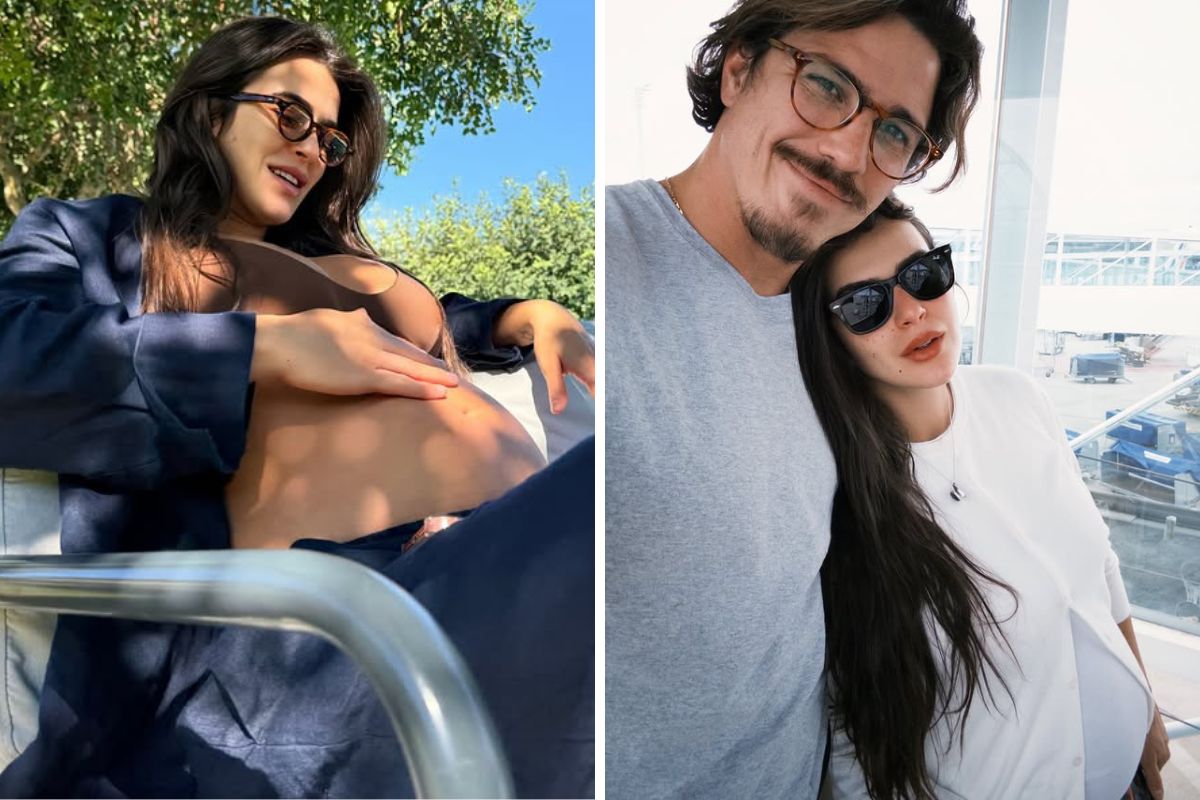 Mari Saad e Rômulo Arantes Neto em baby moon