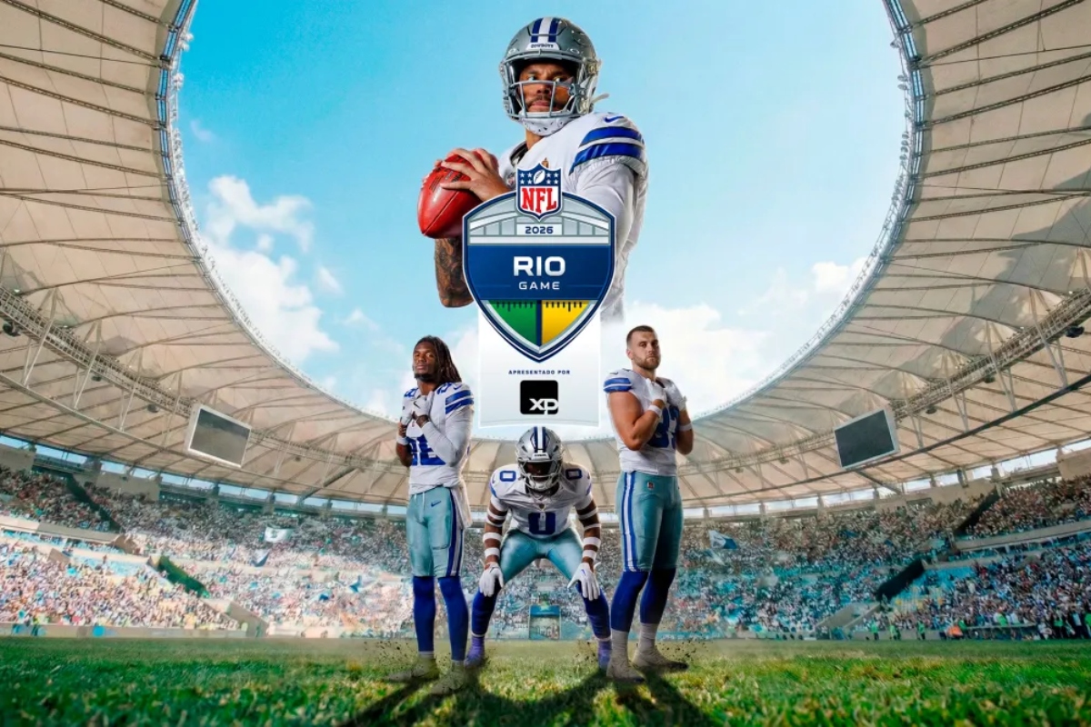 Dallas Cowboy será o mandante do primeiro jogo da NFL no Rio de Janeiro.