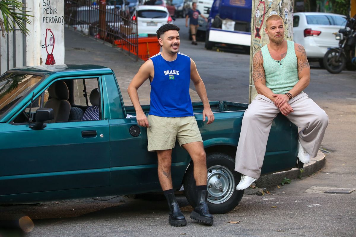 Pedro Sampaio e Ricky Martin