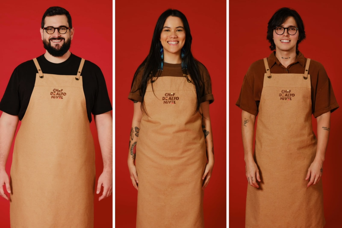 Alexandre, Débora e Dudu estão no 'Chef de Alto Nível'