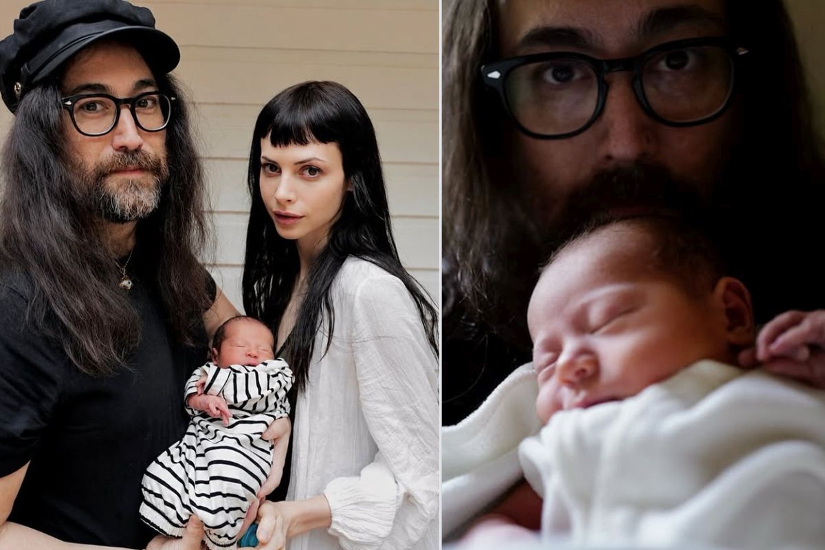 Sean Ono Lennon, Charlotte Muhl e o filho Aurelius Lennon