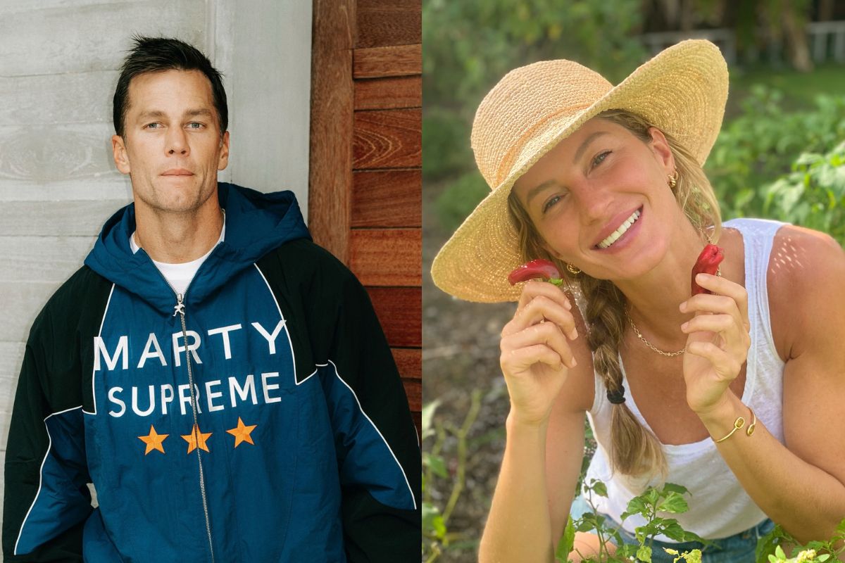 Montagem Tom Brady e Gisele Bündchen
